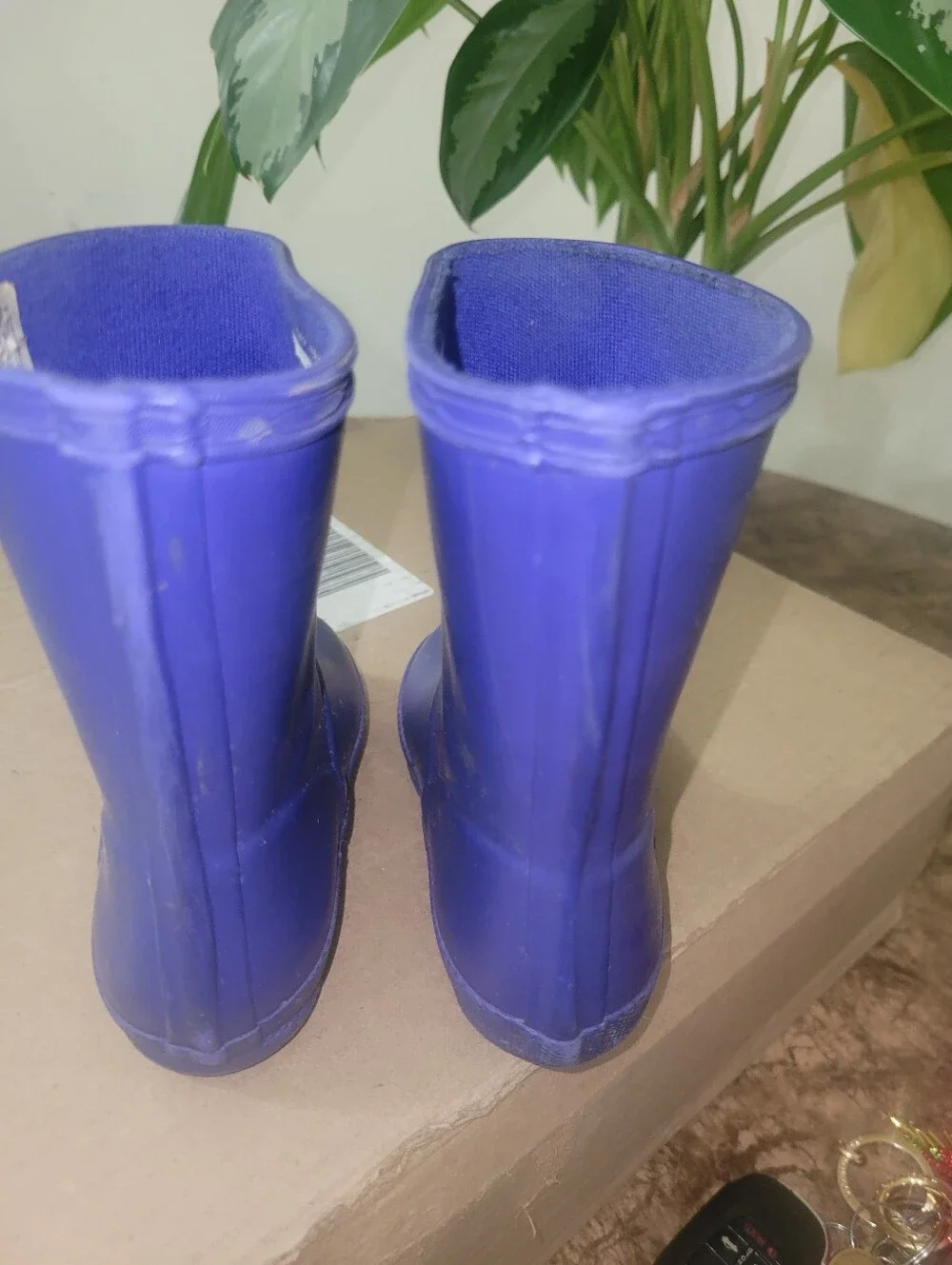 Unisex Kids HUNTER Boots Size 7/8